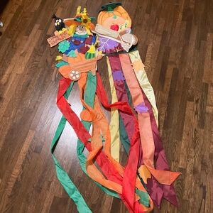 Set of 2 Fall/Harvest Windsocks